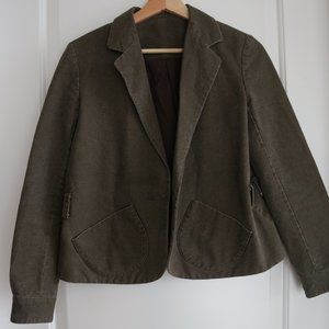 Olive Denim Jacket